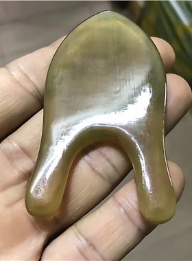 黄牛角U型刮痧板刮脸刮眼