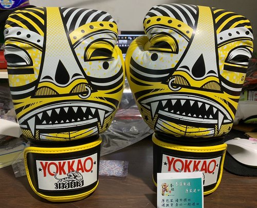 YOKKAO泰拳拳套牛皮手套