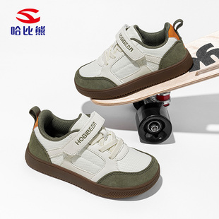 透气宽头运动鞋 防滑男女童脚宽脚胖运动鞋 春夏季 哈比熊宽楦赤足鞋