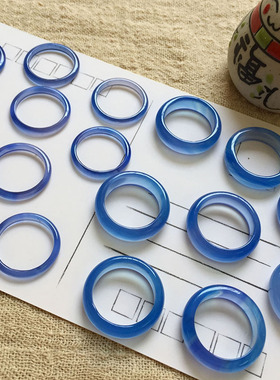 玉冷淡时尚戒指女情侣款