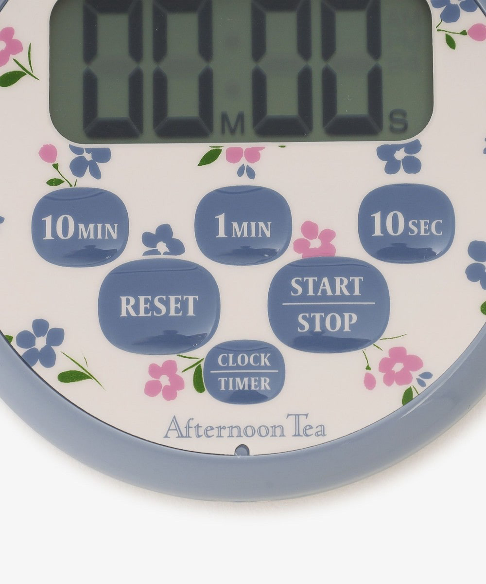 JAPAN AFTERNOON TEA 2024 FLOWER SERIES REMINDER TIMER FOR HOME USE CAN STAND AND SUCK