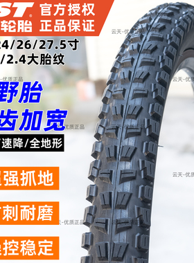 CST正新外胎山地车大齿加宽越野胎26/27.5/29寸速降粗胎2.25/2.40