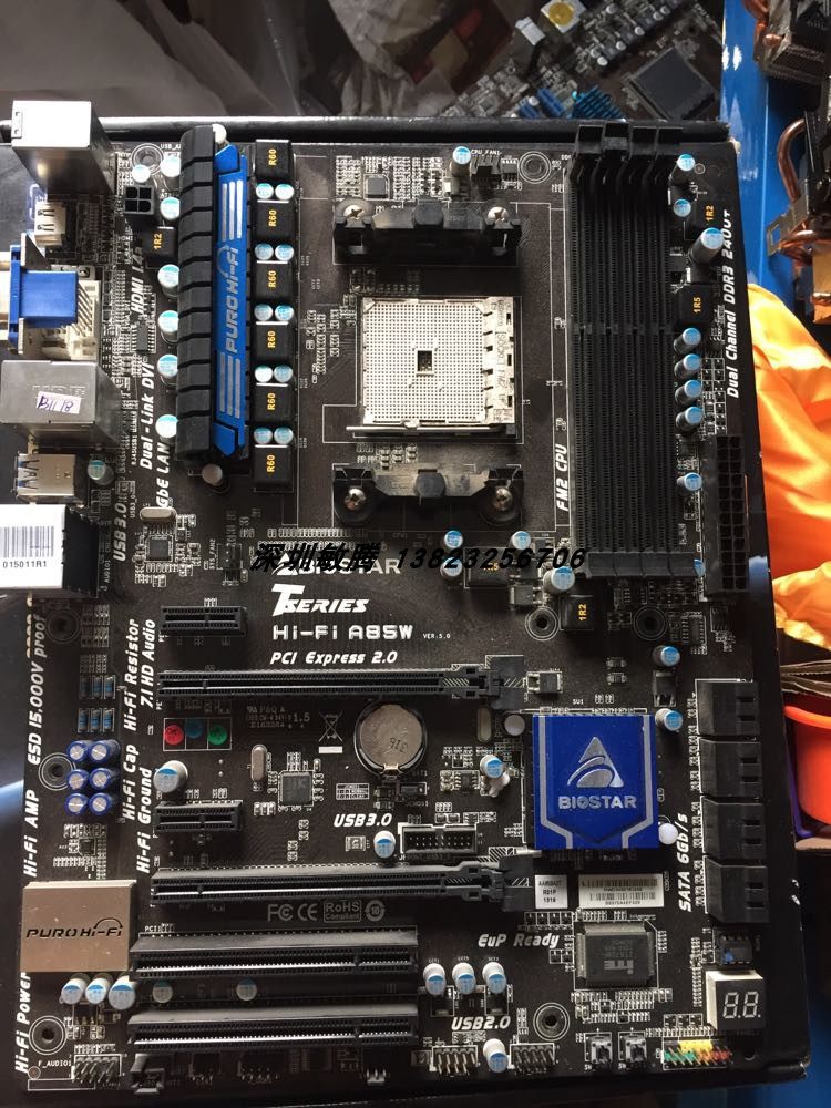 BIOSTAR/ Biostar Hi-Fi A85W A85 FM2 quality goods Hand disassemble Exceed A55 A58in the Computer Hardware/Monitor/Computer Peripherals , Motherboard  category - from Buy2taobao.com to provide professional Taobao agent buy service