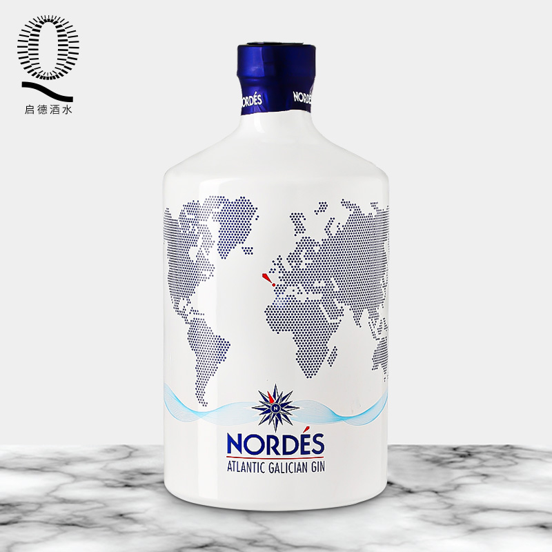 洋酒英国进口nordes诺迪思金酒 大西洋金酒嘉利金酒调酒基酒700ml