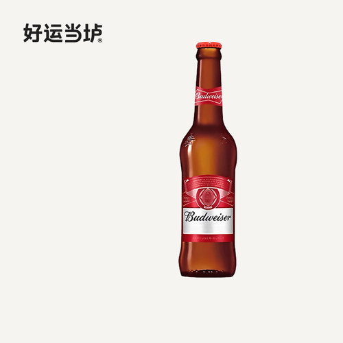 【百威】百威啤酒236ml瓶装国产清爽拉格啤酒整箱特惠包邮