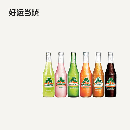 【加锐得】墨西哥可乐进口风味碳酸饮料橘子多口味果味汽水370ml