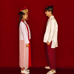 影楼主题服装情侣婚纱照古风至尊宝大话西游衣服女紫霞仙子全套