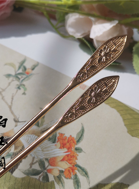 宋制复古风簪子保色小钗汉服配饰