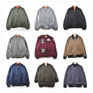 vintage古着街头空军 1飞行服宽松休闲棒球服夹克外套男女MA1