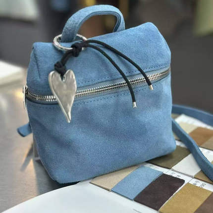 柳丁定制韩国小众款maymay同款tempting款心形挂件休闲单肩斜跨包