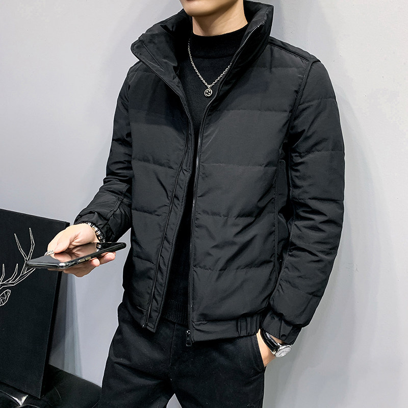 22冬季店主风修身立领刺绣轻薄羽绒服男外套1 MY28-P155控205图片