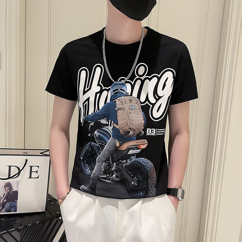 T706-P40夏季新款T恤男短袖人物数码印花圆领短袖上衣-4控60,男装T恤,电商A400-1（原B352）