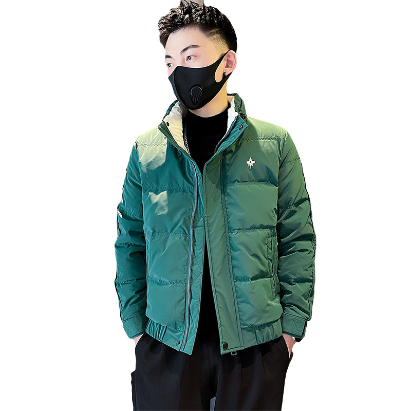 2023冬季潮牌男立领修身保暖加厚羽绒服外套-6YR671-P155控205,男装棉衣,电商A400-1（原B352）