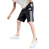 K71-P4523夏季新款社会小伙三条杠休闲运动短裤五分裤-2，男装休闲裤，电商A400-1（原B352）