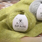 真丝亮片马海毛羊毛线团手工编织diy围巾线毛衣外套帽子线材料包