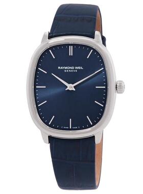 代购Raymond weil雷蒙威男士腕表手动上链夜光日期计时金属皮带