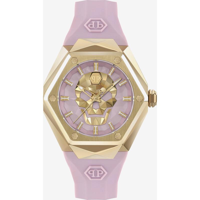 代购Philipp Plein女士腕表石英机芯夜光指针日期显示防水硅胶带