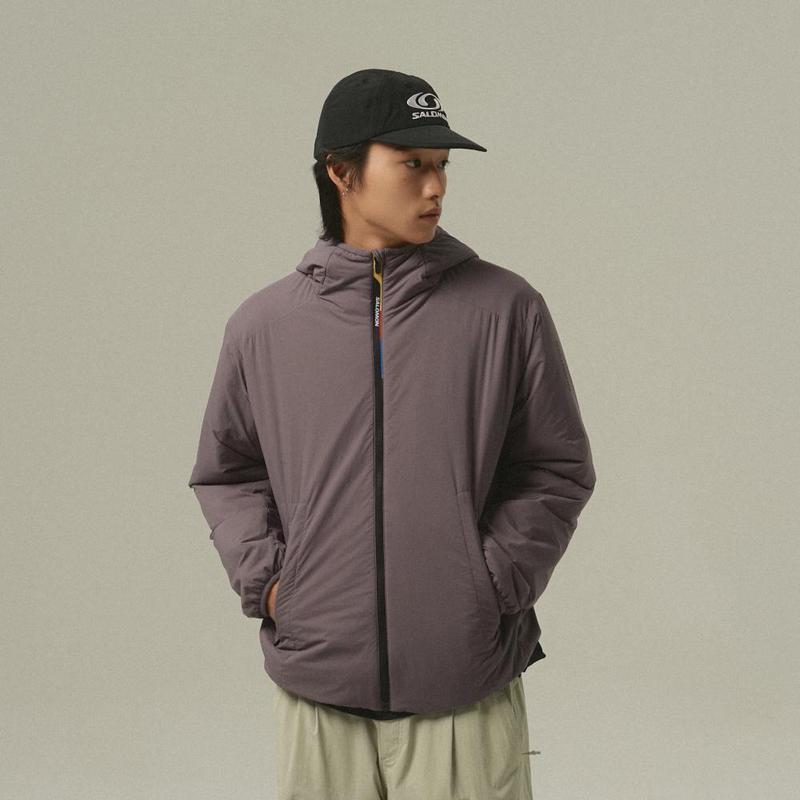 代购SALOMON萨洛蒙女士棉服保暖轻量防风外套连帽长袖户外夹克