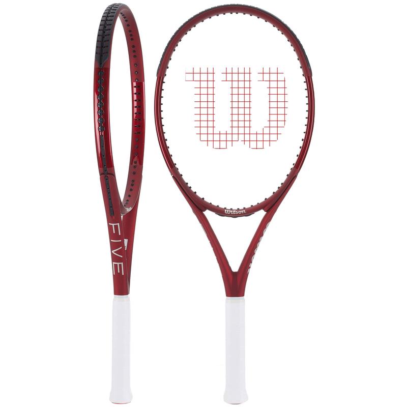 Wilson威尔胜网球拍稳定击球精准控制轻量化设计高响应性能红色