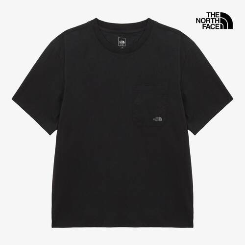 日本代购THE NORTH FACE/北面男士运动T恤圆领口袋户外日常
