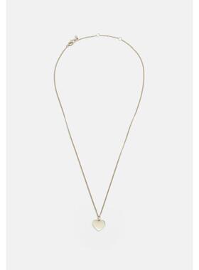 代购Fossil化石女士项链优雅精致简约百搭金色不锈钢抛光表面