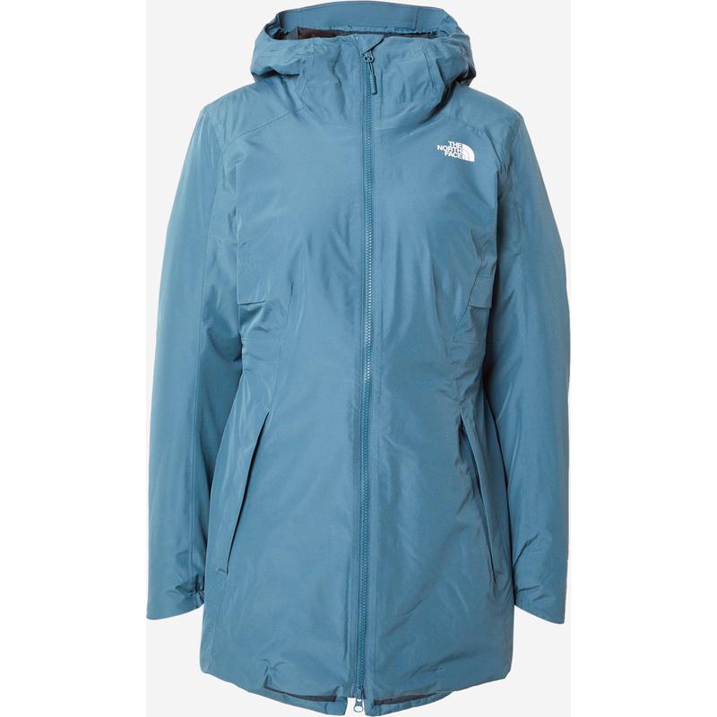 THE NORTH FACE北面女士冲锋衣防风防水保暖户外外套连帽中长款