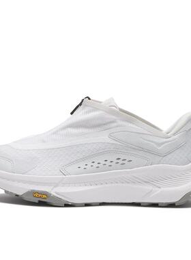 代购Hoka OneOne男女跑步鞋轻便透气防滑耐磨白色网面材质合成革