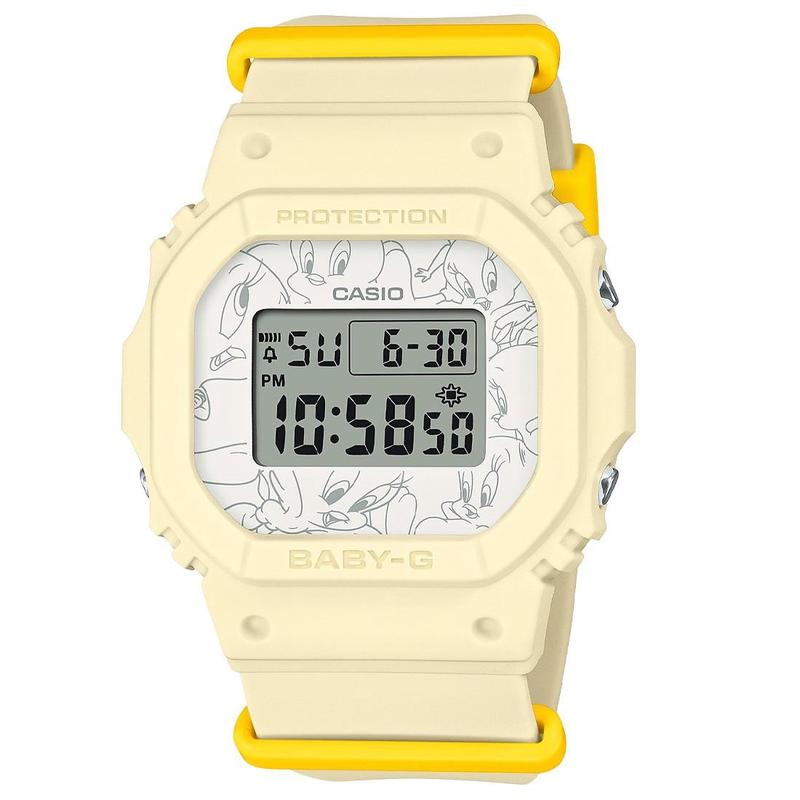 代购卡西欧男女腕表计时闹钟夜光日期树脂防水黄色钢扣休闲日常手