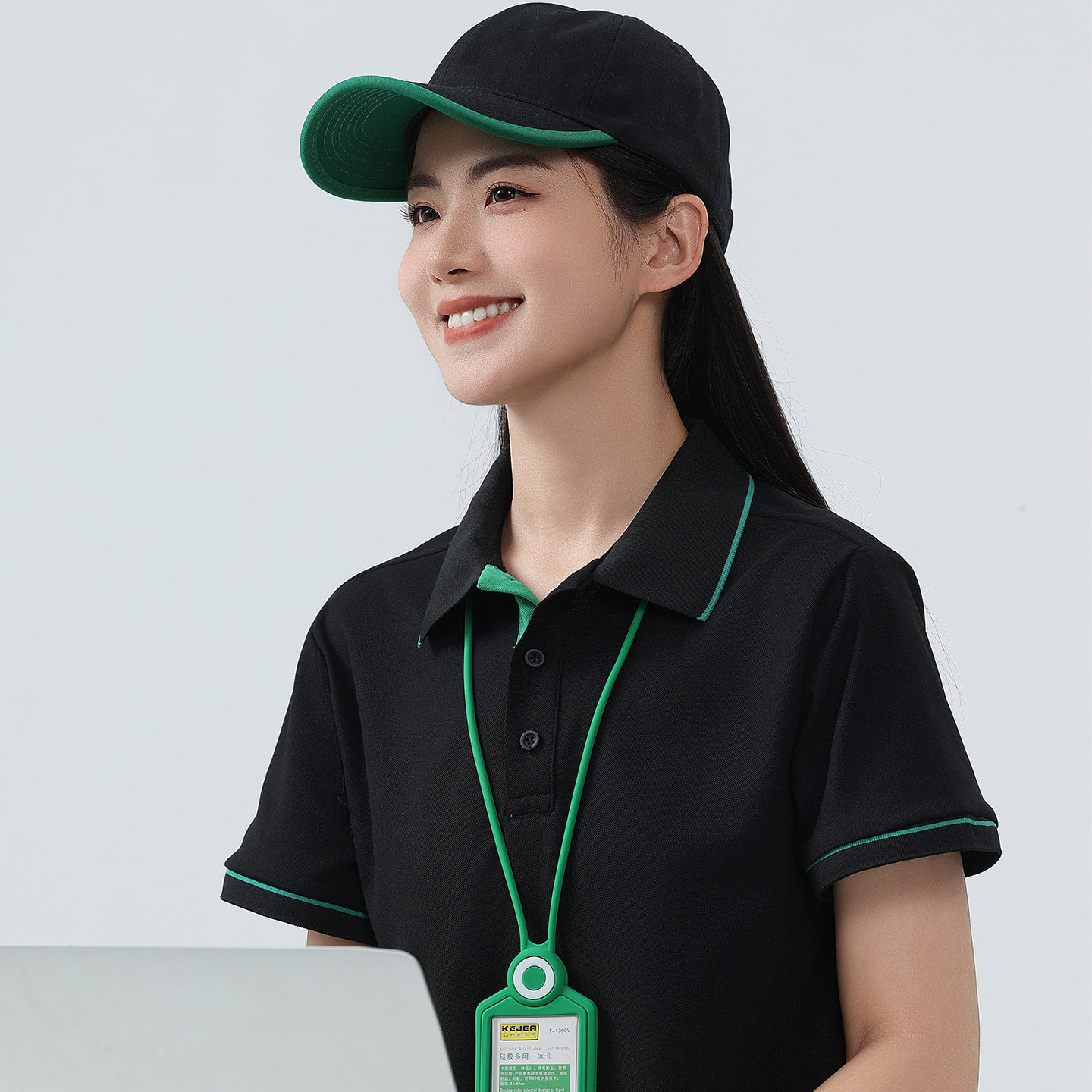 白领上班t恤定制吸汗透气工作服短袖印logo商场导购超市店员工装