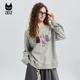 绣花透气春装 a02黑猫系列宽松灰色圆领卫衣女2026新款 春季 上衣