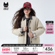 防跑棉保暖棉衣外套冬装 a02宽松加厚无领棉服女2025新款 冬季