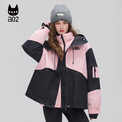 a02宽松两件套三合一羽绒服女2025新款冬季冲锋衣加厚防水外套
