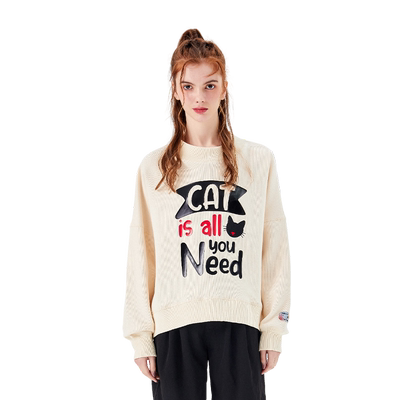 a02休闲加绒减龄卫衣女