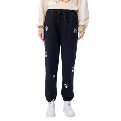 a02宽松显瘦俏皮可爱休闲束脚裤