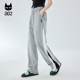 慵懒松弛感宽松卫裤 a02运动裤 薄款 直筒休闲长裤 子女2025新款 夏季