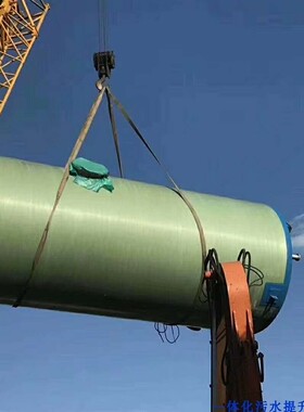 直径3.8米高4.2米地埋式一体化污水提升泵站3800mm*4200mmPLC