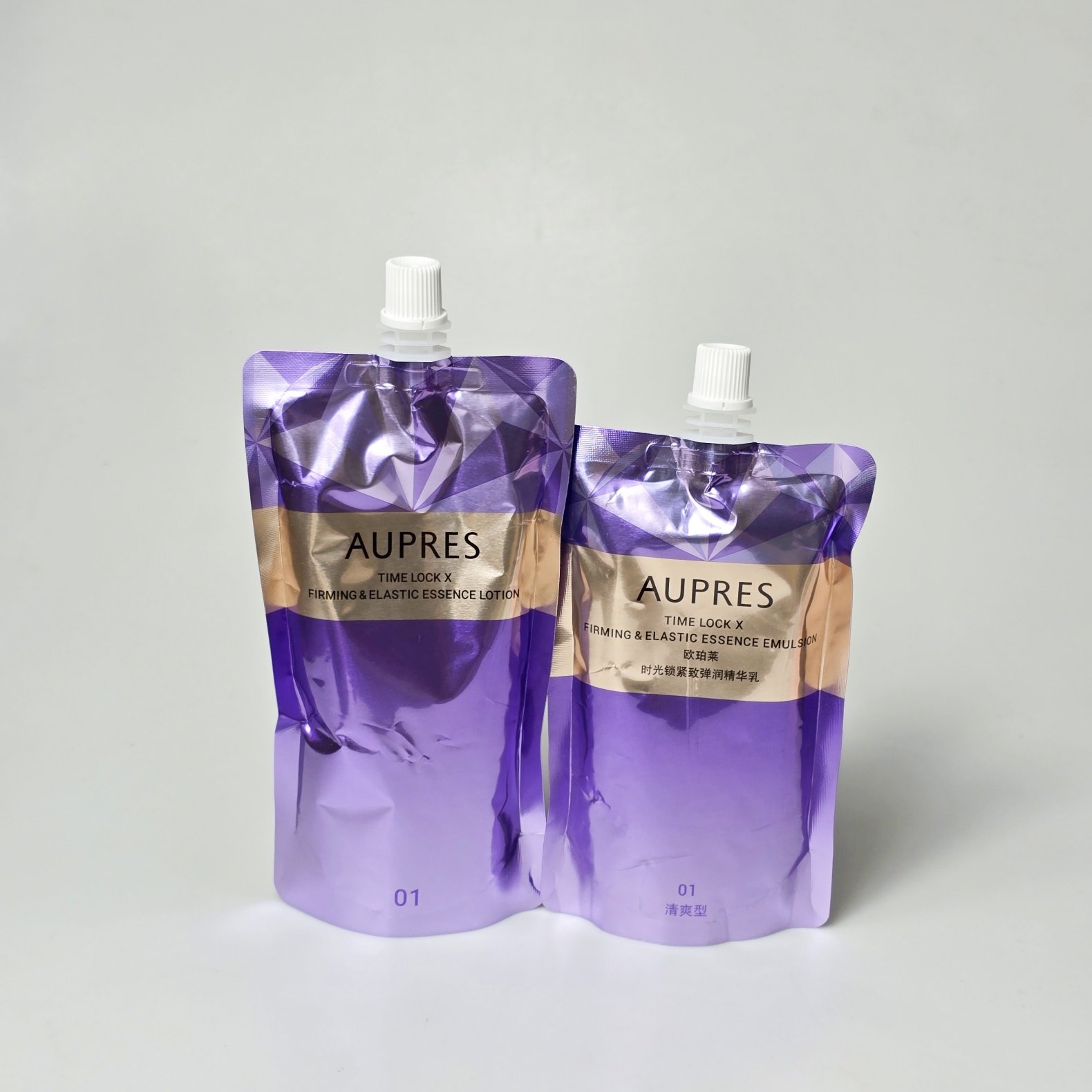 淡纹小紫瓶~欧珀莱时光锁紧致弹润精华水乳液保湿抗皱补充装,美容护肤/美体/精油,化妆水/爽肤水,淘宝优惠券,粉丝福利购,淘宝优惠卷