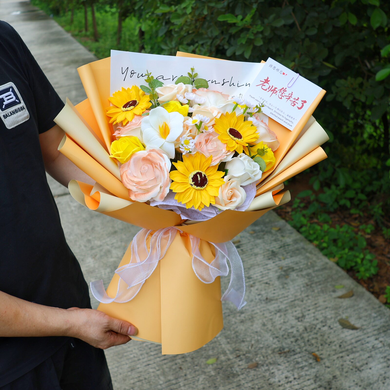 香皂玫瑰花束教师节花束生日送女