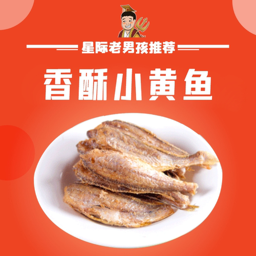 星际老男孩孙记匠心100g小鱼干