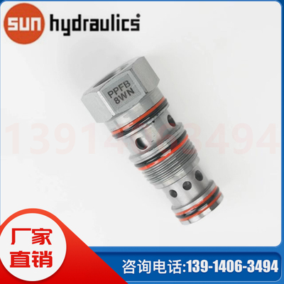 美国SUN太阳阀 带整体式T-8A控制腔先导式减压阀 泄压阀PPFB8WN