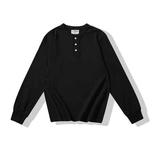 Ретро футболка, базовый приятный телу лонгслив, в американском стиле, увеличенная толщина, городской стиль