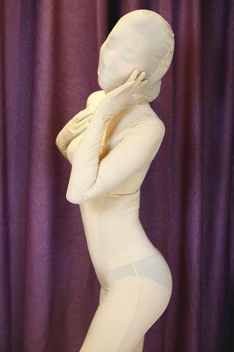 冰丝超薄透明全包紧身衣zentai第二层皮肤kigurumi皮连体衣塑身