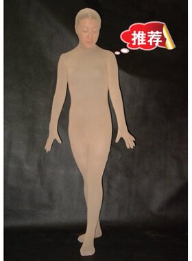 全包紧身衣透明紧身网纱材质