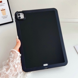 iPad保护壳适用2025款11代A16纯色软壳全包air7爱心mini6/7软壳Pro11寸防摔ipad8保护套第九代10.2寸10代10.9
