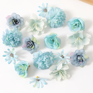 仿真花材料包 簪花学士帽装饰花DIY手工花环材料发饰服饰裙撑装饰