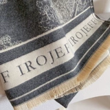 Демисезонный шарф, удерживающая тепло накидка из искусственного меха, европейский стиль, легкий роскошный стиль, изысканный стиль