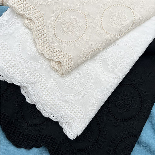 26cm棉布刺绣花边辅料