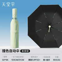 Paradise Umbrella is a fully automatic folding portable black rubber sun protection, UV protection and sun shield umbrella, suitable for both men and women thumbnail 8