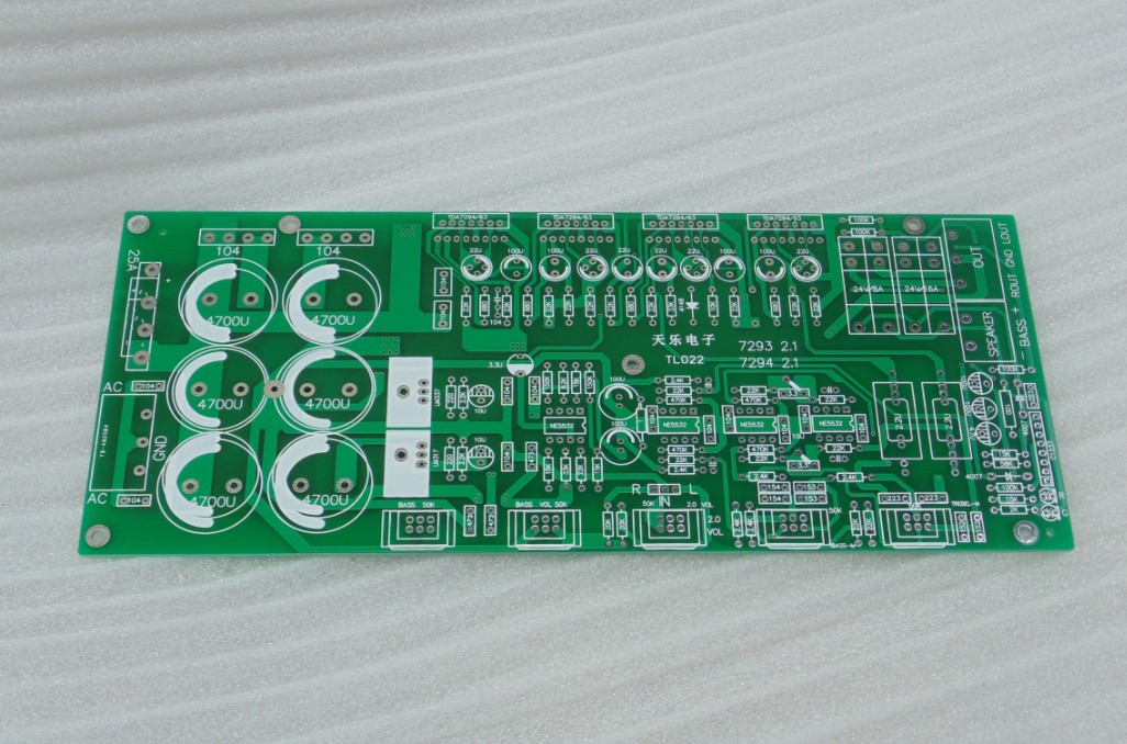 TDA7294,TDA7293，2.1低音炮功放板，带喇叭保护PCB板,空板