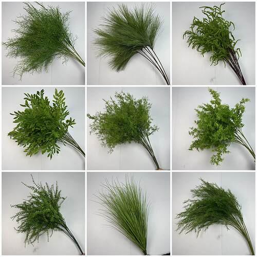 绿色仿真花芦荀草龙须草森系绿植